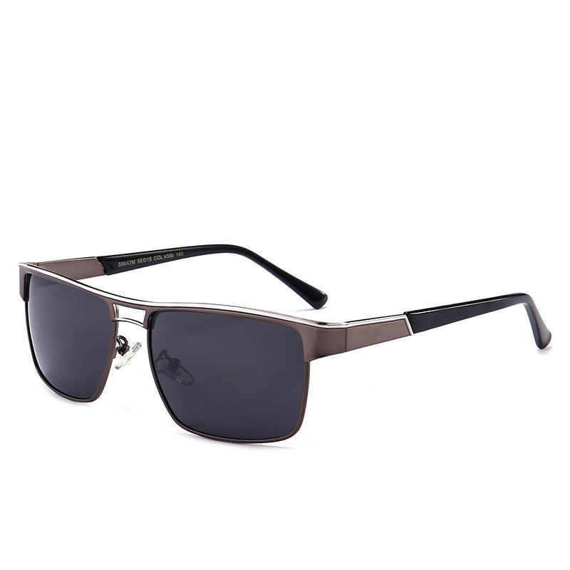 Metal Frame Polarized Sunglasses with Resin Lens - Universal Style