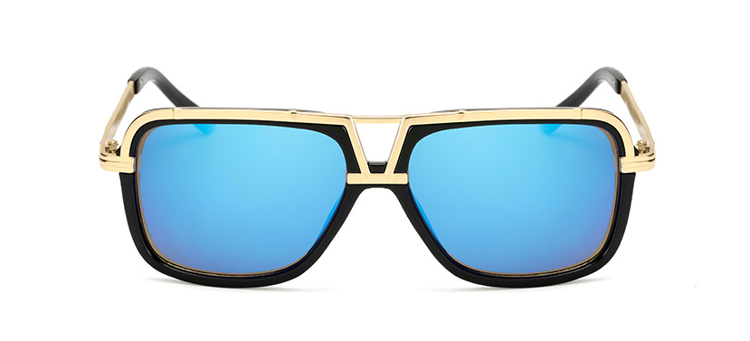 Retro Big Frame Toad Sunglasses for Men