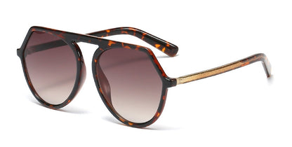 Elegantes gafas de sol con pie de espejo artesanal - Elegancia reflectante