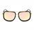 Adoptez la tendance avec les lunettes de soleil rétro en métal pour tir de rue.