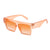 Gafas cuadradas grandes de alta calidad: diseño juvenil y moderno.