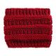 Stay Cozy and Stylish - Winter Headwrap Ponytail Beanies with Ear Warmers