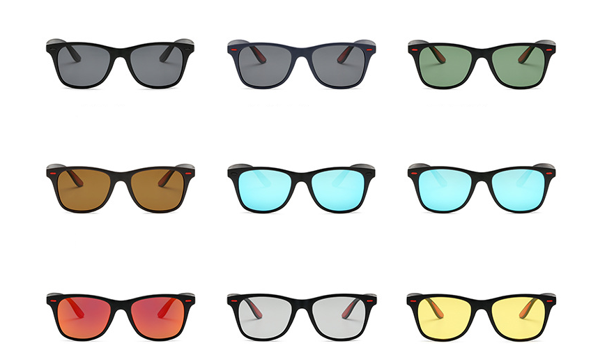 Gafas de sol polarizadas casuales clásicas para hombres