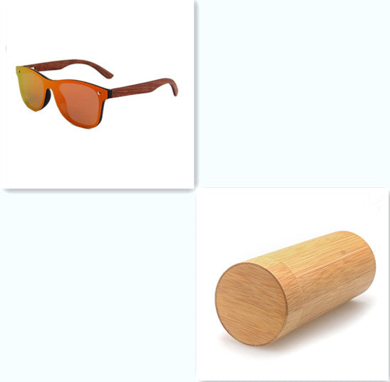 Elegancia natural: gafas de sol de madera para una apariencia elegante