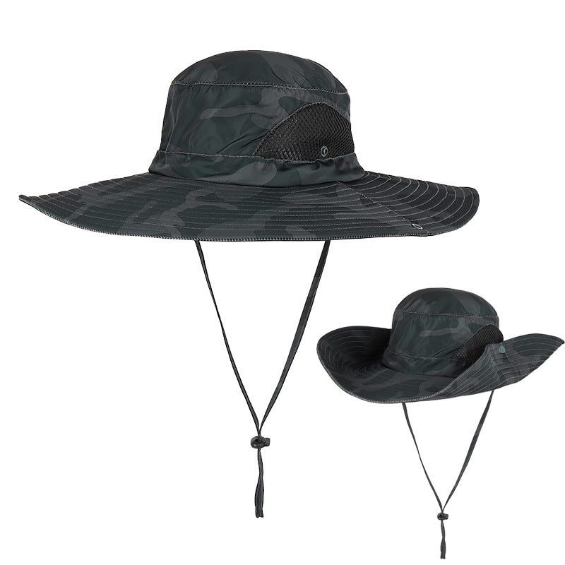 UV-Resistant Sun Hat with Wide Eaves