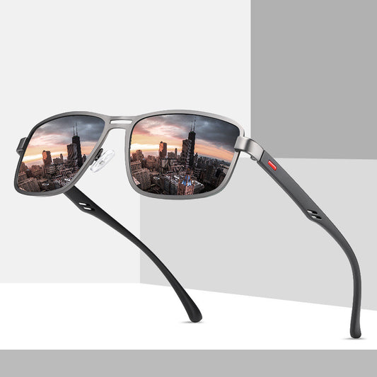 Lunettes de soleil polarisées à la mode pour hommes avec lentille TAC et monture TR90 - Protection UV400