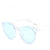 Lujosas gafas de sol polarizadas redondas para mujer