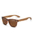 Lunettes de soleil polarisées en bois avec monture rétro en bambou