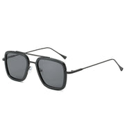 Lunettes de soleil à monture métallique pour hommes à la mode - Protection UV400