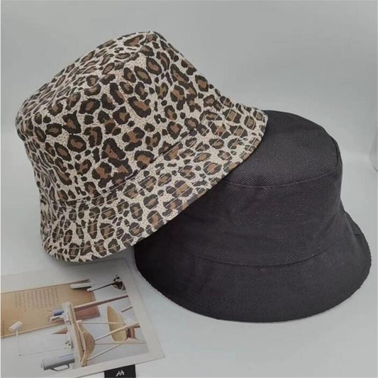 Versátil sombrero de pescador de camuflaje de doble cara