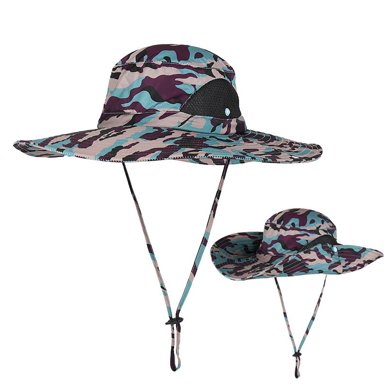 UV-Resistant Sun Hat with Wide Eaves