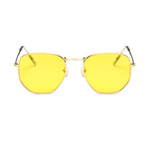 Lunettes de soleil océan transparentes - Style de rue rétro