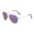 Gafas de sol retro de metal volador para hombre