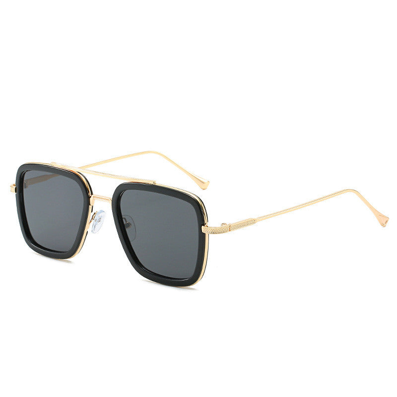 Fashionable Men's Metal Frame Sunglasses - UV400 Protection