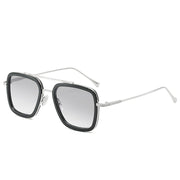 Lunettes de soleil à monture métallique pour hommes à la mode - Protection UV400