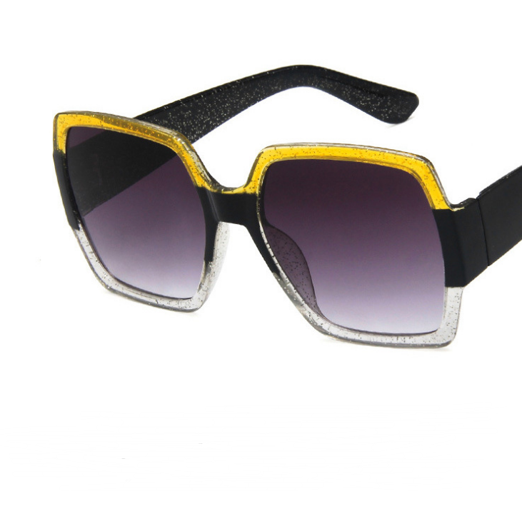 Embrace Retro Vibes with Colorful Glitter Sunglasses