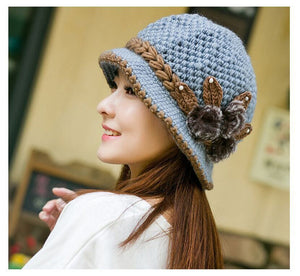 Gorros de punto acogedores para otoño e invierno