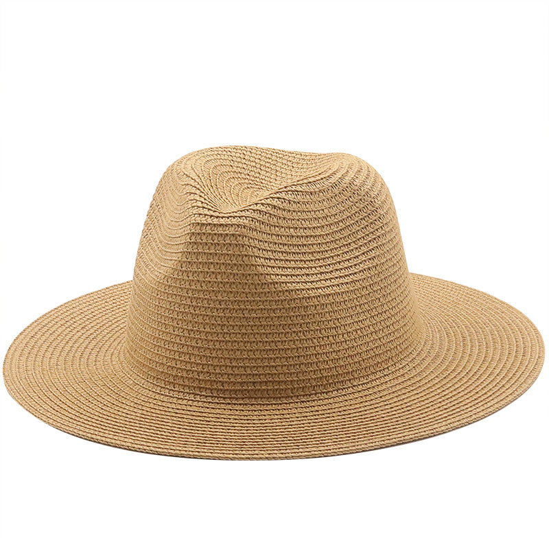 Chapeau de paille élégant à larges bords – Parfait pour le Beach Jazz