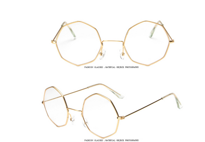Trendy Octagon Sunglasses - Geometric Chic