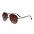Gafas de sol retro de metal volador para hombre