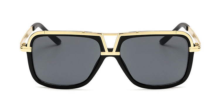 Retro Big Frame Toad Sunglasses for Men