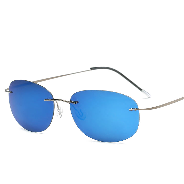 Simple and Stylish Polarized Sunglasses with Metal, TAC, and Resin Material