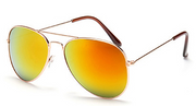 Lunettes de soleil aviateur couleur gelée tendance