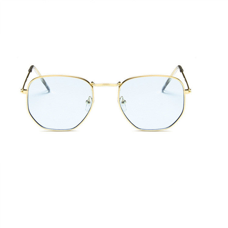 Transparent Ocean Sunglasses - Retro Street Style