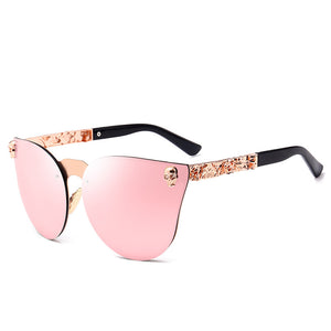 Lunettes de soleil dgy Metal Skull pour un look audacieux