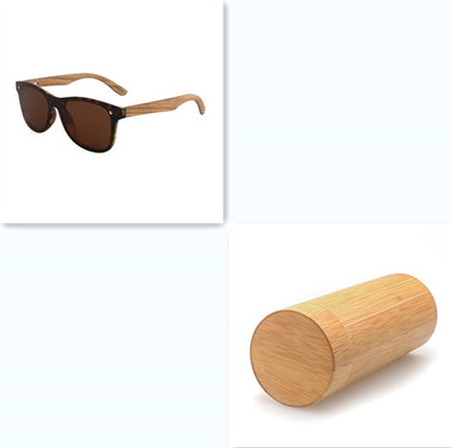 Elegancia natural: gafas de sol de madera para una apariencia elegante
