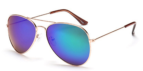 Trendy Jelly Color Aviator Sunglasses