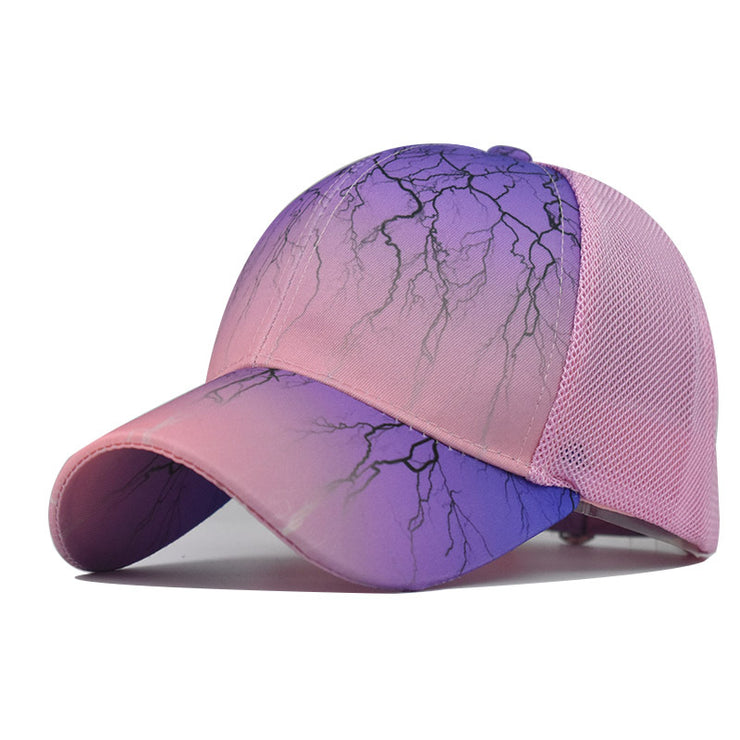 Casquette de baseball tendance tie-dye