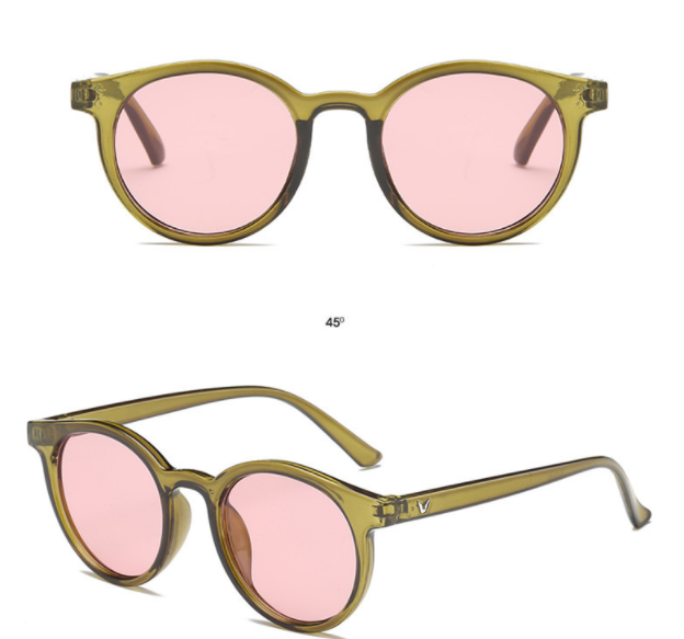 Elegantes gafas de sol universales con lentes AC y montura de PC: protección UV400