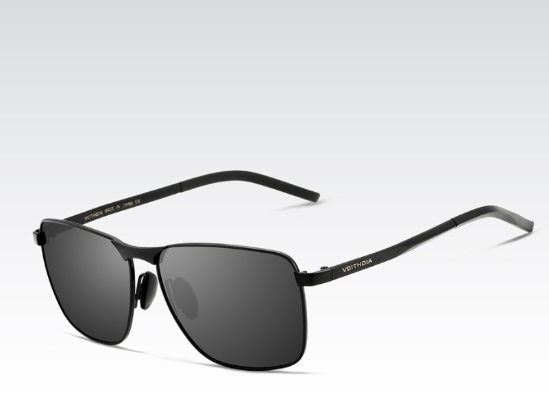 Square Full Frame Polarized Sunglasses for Stylish Men