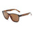 Lunettes de soleil élégantes œil de chat à monture complète