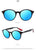 Lunettes de soleil rondes polarisées P26 pour conducteurs masculins élégants