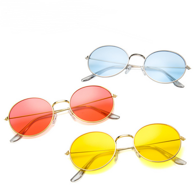 Lunettes de soleil rondes élégantes en gelée – Ambiance vintage pour toutes les occasions