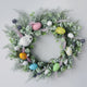 Wreath Easter Egg Doll Festive Door Hanging Wall Decor Wreath