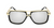 Lunettes de soleil rétro à grande monture crapaud pour hommes