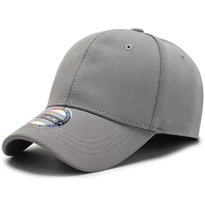 Gorra de béisbol ajustada de color sólido: elegante y transpirable para actividades de verano al aire libre