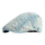Stylish Denim Advance Hat with Flower Print - All-Matching Peaked Cap