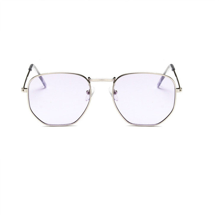 Lunettes de soleil océan transparentes - Style de rue rétro