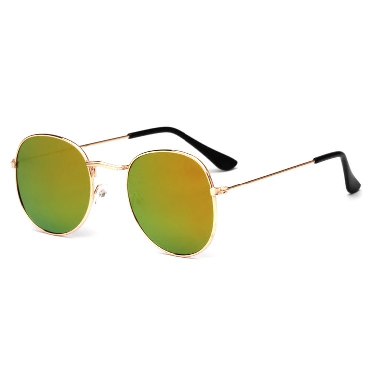 Lunettes de soleil métalliques tendance 