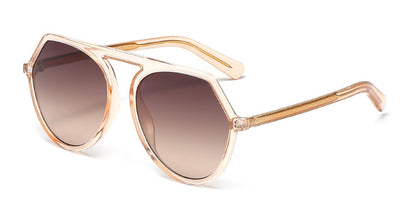 Elegantes gafas de sol con pie de espejo artesanal - Elegancia reflectante