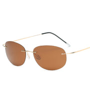 Simple and Stylish Polarized Sunglasses with Metal, TAC, and Resin Material