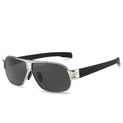 Metal Square Polarized Sunglasses for Men