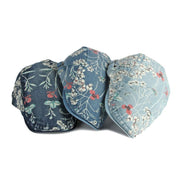 Stylish Denim Advance Hat with Flower Print - All-Matching Peaked Cap