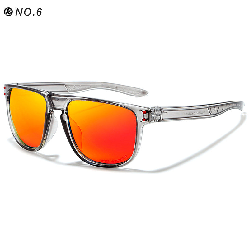 Strong Resin Frame Sunglasses with UV400 Protection - Various Lens Colors Available