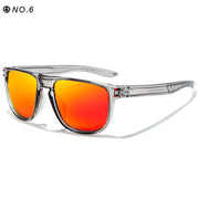 Gafas de sol con montura de resina resistente y protección UV400: varios colores de lentes disponibles