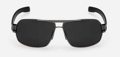 Metal Square Polarized Sunglasses for Men